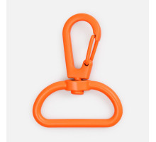 Застежка-карабин Snap Hook, L, оранжевый неон