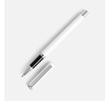 Ручка шариковая Hotel Cap с колпачком, белая