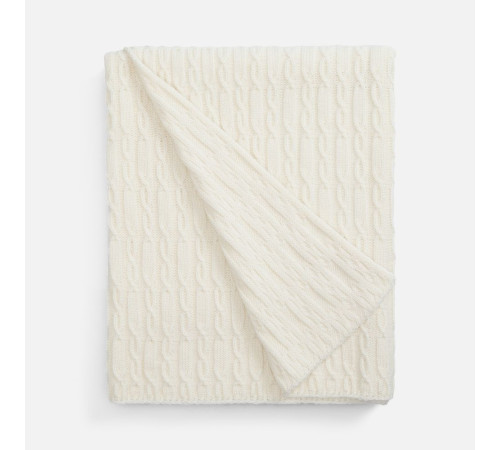 Плед Knitline, белый (молочный)