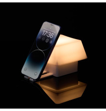 Светильник с подставкой для смартфона Knoppi, белый