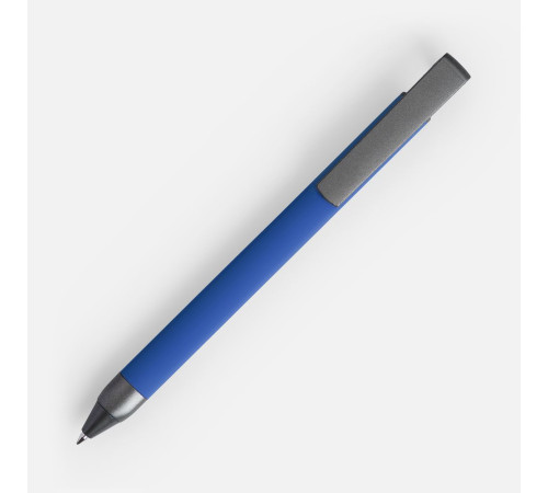 Ручка шариковая Standic с подставкой для телефона, синяя