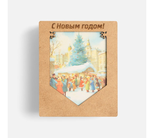 Деревянные флажки «Праздничные мотивы»