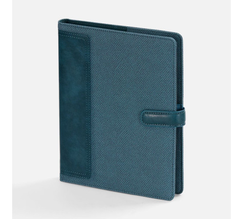 Ежедневник-органайзер Twill, недатированный, синий