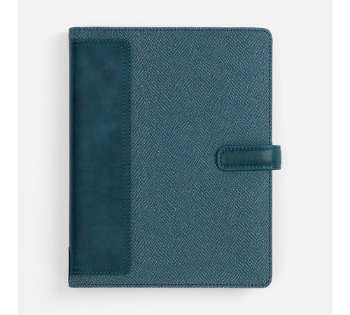 Ежедневник-органайзер Twill, недатированный, синий