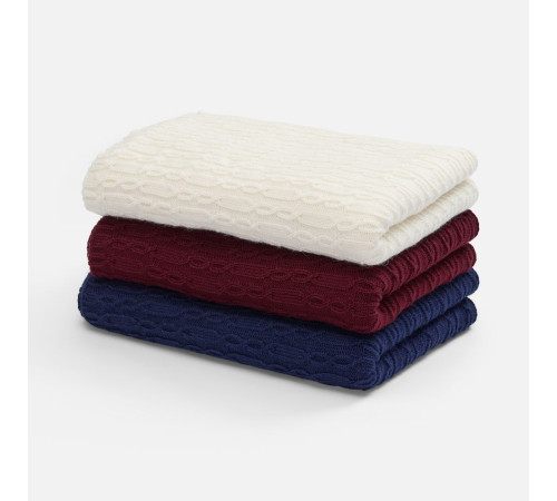 Плед Knitline, белый (молочный)