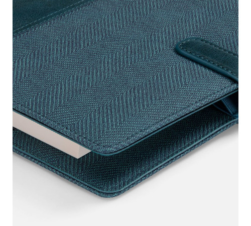 Ежедневник-органайзер Twill, недатированный, синий