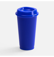 Стакан с крышкой Color Cap, ver.2, синий