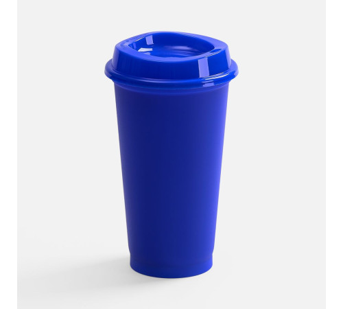 Стакан с крышкой Color Cap, ver.2, синий
