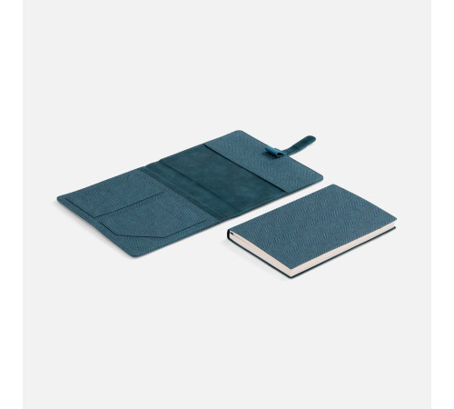 Ежедневник-органайзер Twill, недатированный, синий