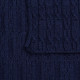 Плед Knitline, темно-синий (сапфир)