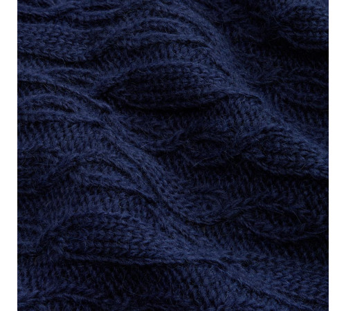 Плед Knitline, темно-синий (сапфир)