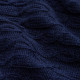 Плед Knitline, темно-синий (сапфир)