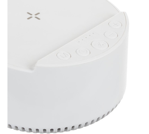 Bluetooth-колонка с беспроводной зарядкой relaxTime, белая