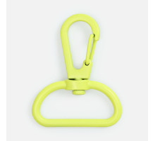 Застежка-карабин Snap Hook, L, желтый неон