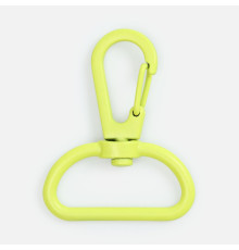 Застежка-карабин Snap Hook, L, желтый неон