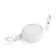 Складной кабель с переходниками pocketCoil, белый