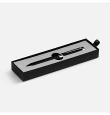 Ручка шариковая Broad Ring Soft Touch в футляре, черная