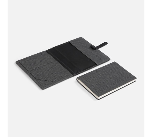 Ежедневник-органайзер Twill, недатированный, черный