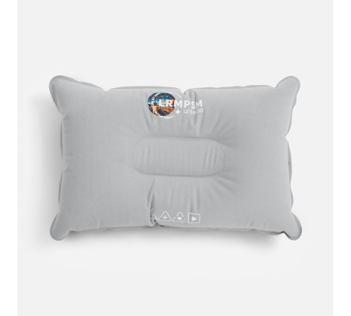 Надувная подушка Pillowish, серая