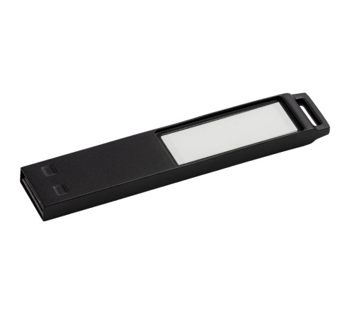 Флешка markBright Black с синей подсветкой, 32 Гб
