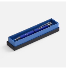 Ручка шариковая Keskus Soft Touch в футляре, синяя