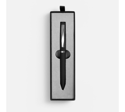 Ручка шариковая Bolt Soft Touch в футляре, черная