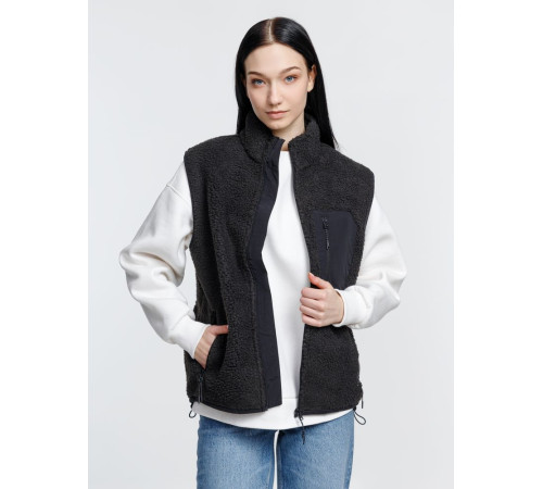 Жилет унисекс Fury BW, темно-серый (графит)