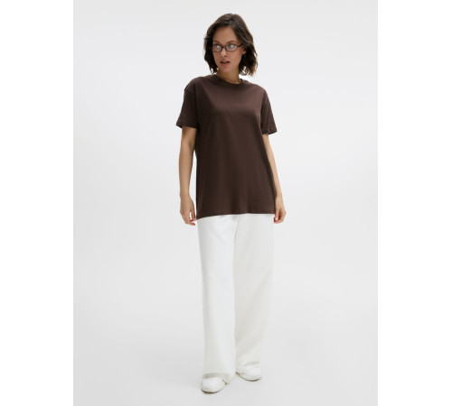 Футболка унисекс Regent 150, темно-коричневая (шоколад)