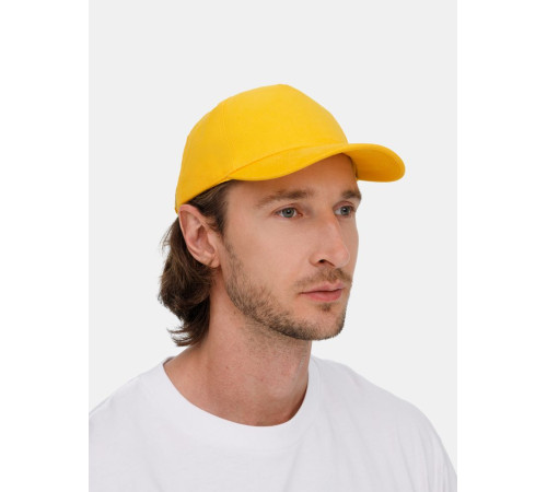 Бейсболка Long Beach, желтая