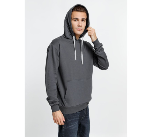Толстовка с капюшоном Kirenga, темно-серая (графит)