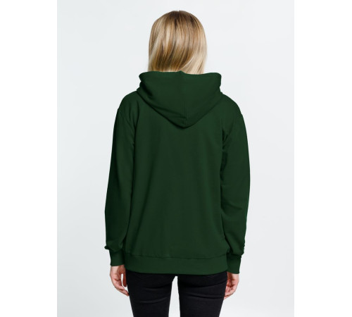Толстовка на молнии с капюшоном Siverga 2.0, темно-зеленая