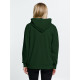 Толстовка на молнии с капюшоном Siverga 2.0, темно-зеленая