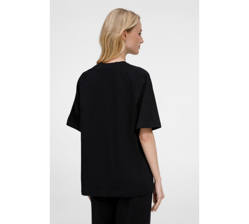 Футболка оверсайз унисекс Avenu, черная