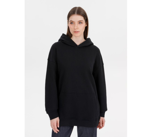 Худи оверсайз унисекс Outshine, черное