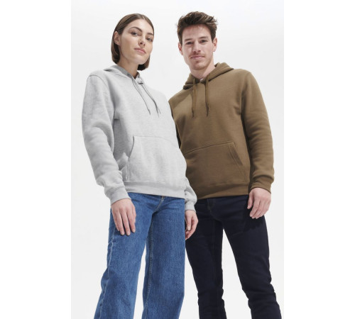 Толстовка с капюшоном Slam 320, серый меланж