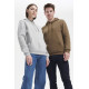 Толстовка с капюшоном Slam 320, серый меланж
