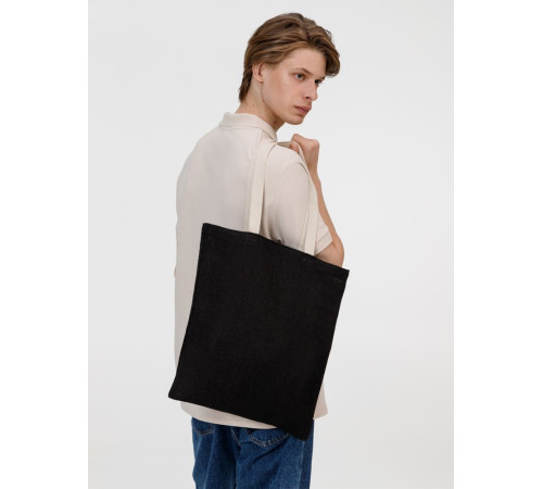 Холщовая сумка на плечо Juhu, черная