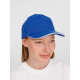 Бейсболка Buffalo, ярко-синяя с белым