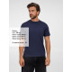 Футболка унисекс T-Bolka 180, темно-синяя