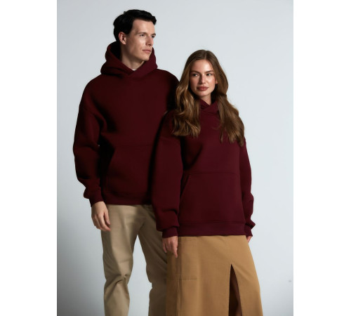 Худи Kulonga Oversize, бордовое