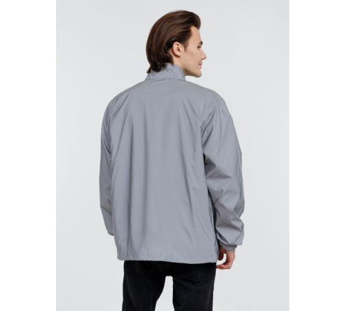 Ветровка Manifest 2.0 из светоотражающей ткани, серая