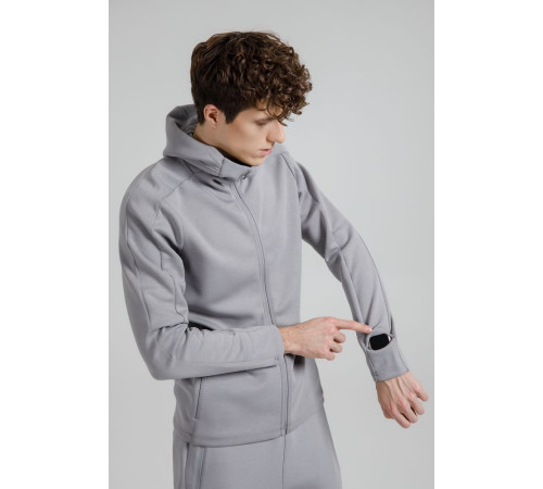Куртка с капюшоном унисекс Begi, серая