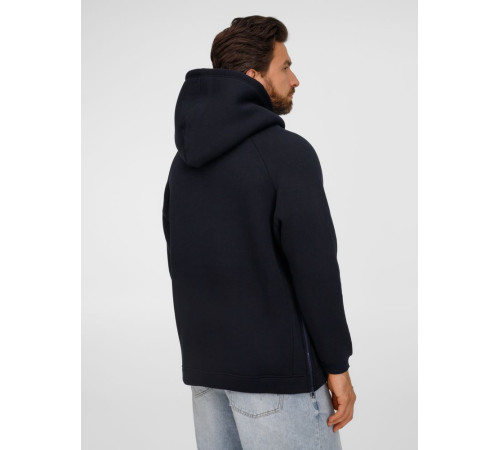 Худи унисекс оверсайз Easy Street, темно-синее