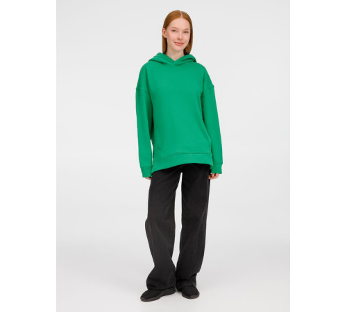 Худи оверсайз унисекс Tolla, зеленое
