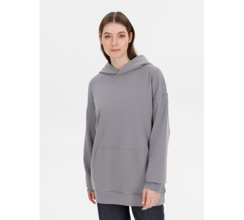 Худи оверсайз унисекс Outshine, серое