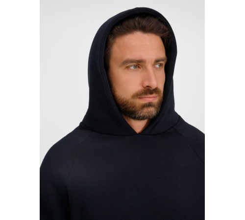 Худи унисекс оверсайз Easy Street, темно-синее