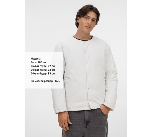 Куртка унисекс Veter, молочно-белая