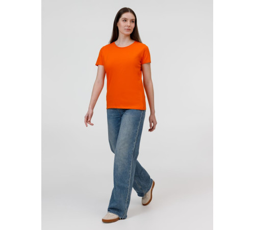 Футболка женская E190 оранжевая