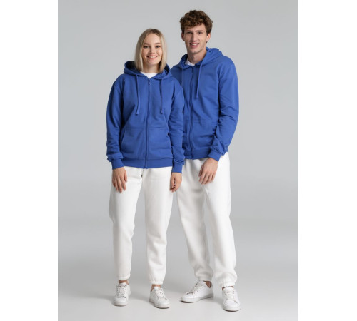 Толстовка на молнии с капюшоном Siverga 2.0, ярко-синяя