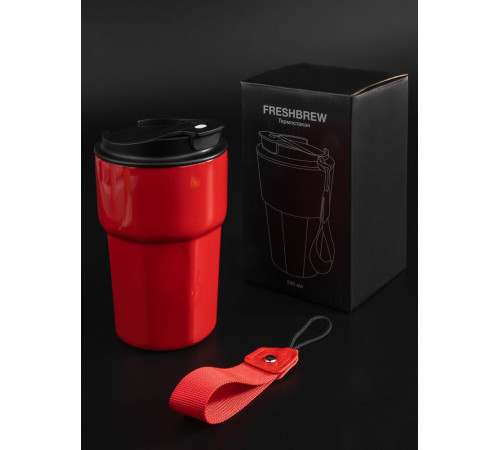 Термостакан Freshbrew, красный